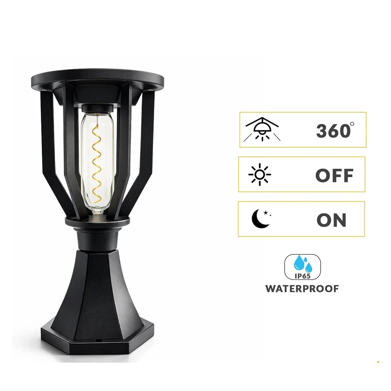 Solar Powered Spiral Light