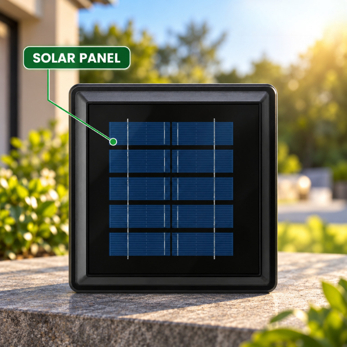 RGB Solar Bollard Light with Remote Control, Color Changing LED For Outdoor