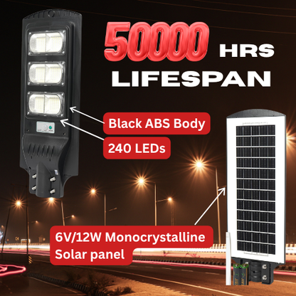 240 LED Solar Street Light With Motion Sensor