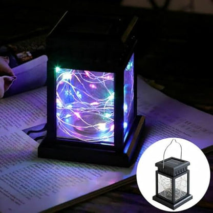 Solar Lantern Lamp Light | Multicolor LEDs | Pack of 2