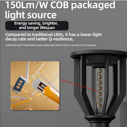 Solar Powered Spiral Light
