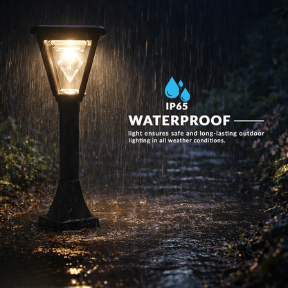 Solar Diamond Bollard Light