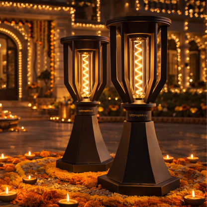 Solar Powered Spiral Light