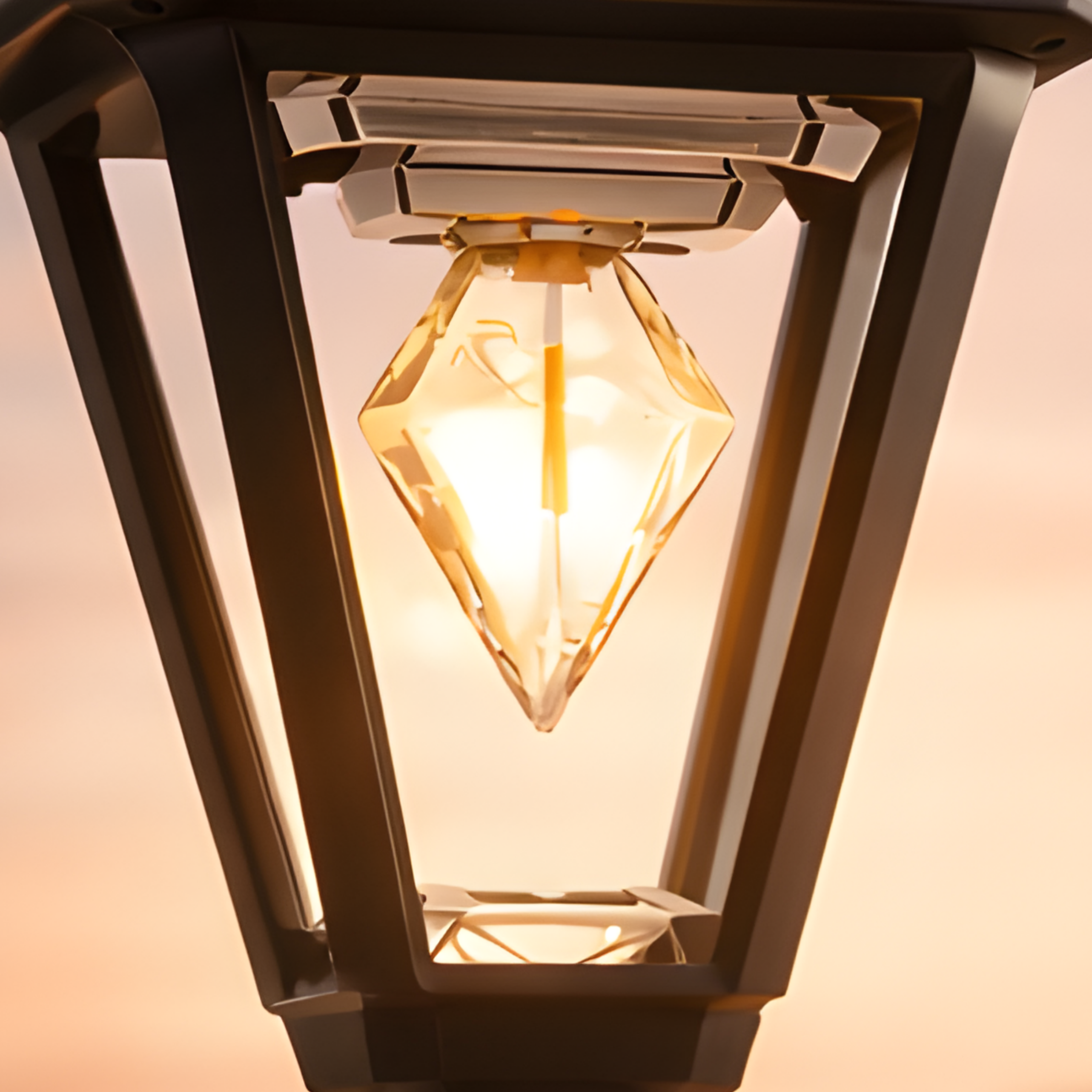 Solar Diamond Bollard Light