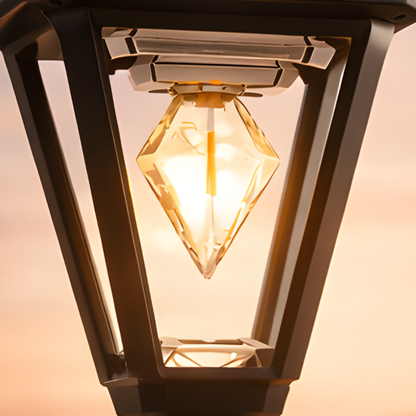 Solar Diamond Bollard Light